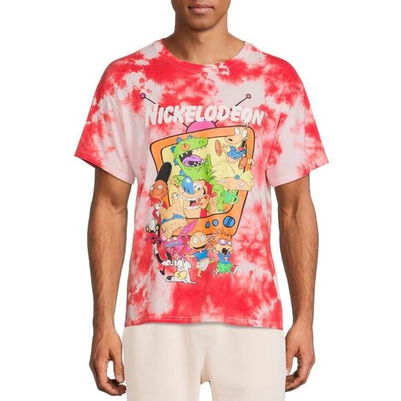 Nickelodeon Characters Tie Dye T-Shirt, Size Small - Picture 1 of 4